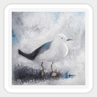 seagull at sea Sticker